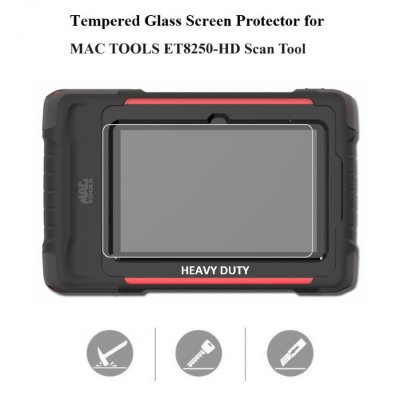 Tempered Glass Screen Protector Cover For MAC Tools ET8250-HD